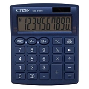 Калькулятор настольный Citizen SDC-810NR-NV 10р дв.пит КОМП-ЫЙ синий