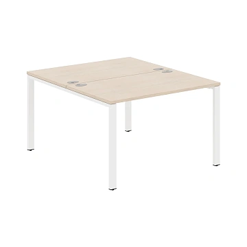 Стол 2-х местный XS6WST 1214 Бук Тиара/Белый 1200х1406х750 XTEN-S60