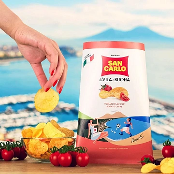 Чипсы San Carlo Piu Gusto Томат, 150г
