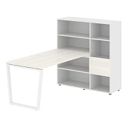 Рабочая станция EVRST 1215 Ясень Траун/Белый 1990х1250х1355 EDIS