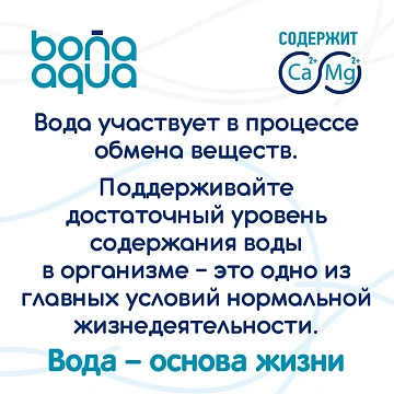 Вода негазированная питьевая BONA AQUA 0,5 л, 2418501