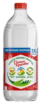 Молоко Домик в деревне пастеризованное 3.2%, 1.9л