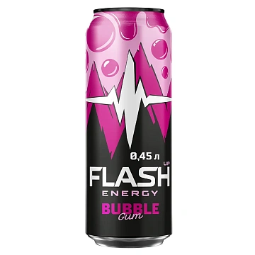 Энергетический напиток Flash Up Energy Bubble Gum, 450мл