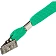 Бейдж Attache 120х87мм металл зажим/тесьма зел.(10шт.) 1065ГК-108