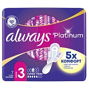 Прокладки гигиенические Always Ultra Platinum Super Plus Single ультратонкие, 7шт