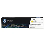 Картридж лазерный HP (CF352A) ColorLaserJet M176n/M177fw, №130A, желтый, оригинальный, ресурс 1000 с