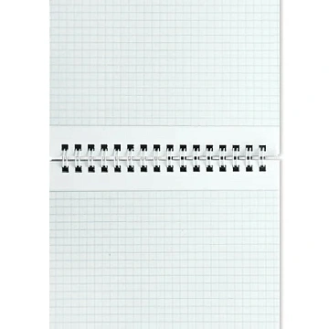 Блокнот А5 146х205 мм, 60 л., гребень, жесткая подложка, клетка, STAFF, 4 вида, 126539