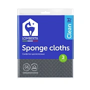 Салфетки Lomberta целлюлозные 16 x 16см, 3шт