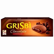 Печенье песочное GRISBI 'Cioccolato' с шоколадным кремом 135 г, ИТАЛИЯ, 21201