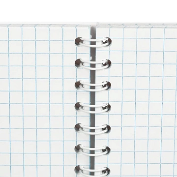 Бизнес-тетрадь А4,80л,кл,греб,обл.мат.лам. Attache Selection Pastel Полосы