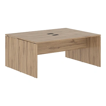 Стол двойной ED2ST 1767 Дуб Денвер светлый/Черный 1760х1346х750 EDIS