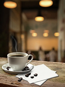 Салфетки сервировочные Metro Professional белые, 33х33см, 3 слоя, 250шт