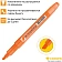 Текстовыделитель Crown 'Multi Hi-Lighter' оранжевый, 1-4мм