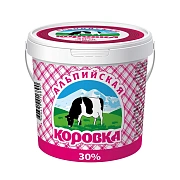 Продукт сметанный Альпийская коровка 30%, 900г