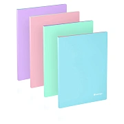 Папка с 20 вкладышами Berlingo 'Haze' А4, 14мм, 600мкм, с внутр. карманом, софт-тач, ассорти