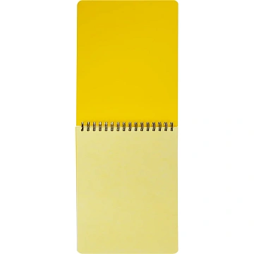 Блокнот А5,60л,кл,спир,пласт.обл,тонир.бл. Attache Bright colours Желтый