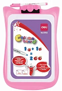 Доска-планшет маркерная Deli E8703 20.6x30.3см, лаковая, маркер и стиратель