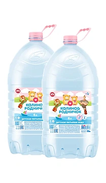 Вода питьевая Калинов Родник детская, 6л, канистра