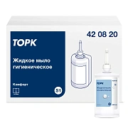 Картридж с жидким мылом одноразовый Tellus/TORK (Система S1) Advanced, 1 л, гигиенический эффект, 420821, 420820,420821