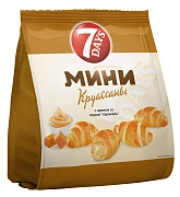 Мини-круассаны 7 Days c кремом со вкусом карамель, 265г