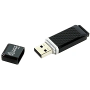 Флеш-диск 32 GB, SMARTBUY Quartz, USB 2.0, черный, SB32GBQZ-K