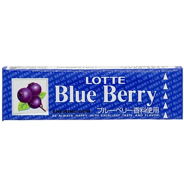 Жевательная резинка Lotte Blue Berry, 26г
