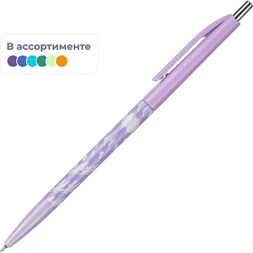 Ручка шариковая автомат. M&G Lavender0,38,масл,син,ассABP861712238GKC