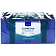 Салфетки бумажные Metro Professional 24x24см, 250шт, 2 слоя, синие