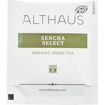 Чай зеленый в пакетиках Althaus Bio Sencha Select 20пакx1,75гр