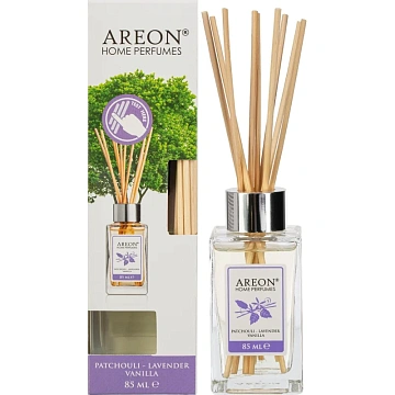 Аромадиффузор AREON STICKS PREMIUM 85 ml. Патчоули-лаванда-ваниль