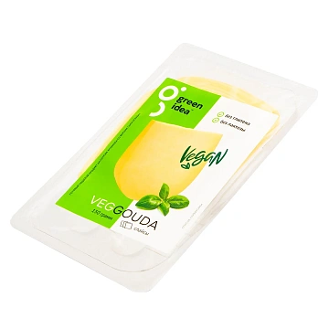 Сыр растительный Green Idea Гауда полутвердый нарезка, 150г