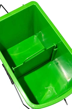 Тележка уборочная Vclean 20л, зеленая, с отжимом, IN0671