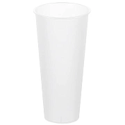 Стакан одноразовый Vzlp матовый пластиковый прозрачный 650мл, 20шт