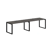 Стол 2-х местный EQWST 3180 Мокко/Черный 3126х800х750 EDIS