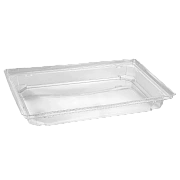 METRO PROFESSIONAL Крышка к контейнеру для суши пластиковая прозрачная 25см, 110шт