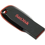 Флеш-диск 16 GB, SANDISK Cruzer Blade, USB 2.0, черный, SDCZ50-016G-B35