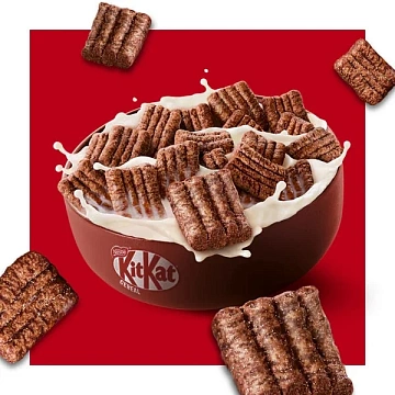 Готовый завтрак KitKat Cereal Хрустящие шоколадные подушечки, 350г