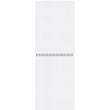 Блокнот А4,80л,клетка,метал.гребень,цв.обложка Стильный Офис 2752