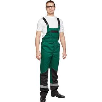 Костюм летний муж л21-КПК зел/чер(р.64-66) 182-188 (серия Л)