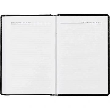 Ежедневник недатированный черн, А6, 100x150, 320стр, Agenda