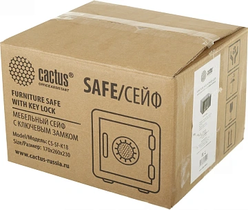 Сейф Cactus CS-SF-K18 170x260x230мм, ключевой