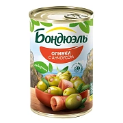 Оливки Бондюэль с анчоусом, 314мл