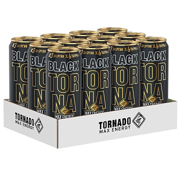 Напиток энергетический Tornado Max Energy Black, 0.45л