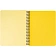 Бизнес-тетрадь А5,96л,кл,спир,пластик,тон.бл. Attache Bright colours Желтый