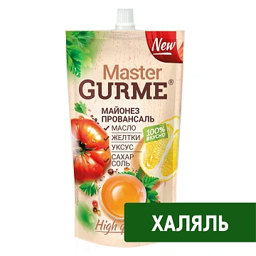 Майонез Master Gurme Халяль провансаль 50.5%, 350мл