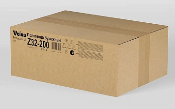 Бумажные полотенца Veiro Professional Lite H2, 2 слоя, Z-сложение, 200лист, белые,  Z32-200