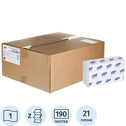 Полотенца бумажные д/дисп. Luscan Professional Zсл1слвт190л21пач/уп