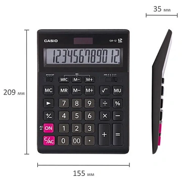 GR-12-W-EH Калькулятор настольный 12разр. CASIO