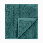 Полотенце Tessolo Home махровое кофру темно-зеленое 550г, 50 x 90см