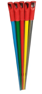 Ручка швабры Eco-Force 140см, металл, зеленая, 32M/13